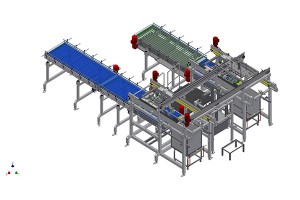 Automatic Retort Basket Loading and Unloading System